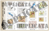 German Maps, Eastern Front, WW2 - 1/48 Scale
