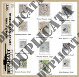 Russian (USSR) Maps #3, Eastern Front (Central), WW2 - 1/72 Scale