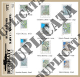 Russian (USSR) Maps #1, Eastern Front (North), WW2 - 1/72 Scale
