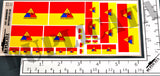 1st Armored Division Flag  - 1/72, 1/48, 1/35, 1/32 Scales - Duplicata Productions