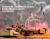 1st Armored Division Flag  - 1/72, 1/48, 1/35, 1/32 Scales - Duplicata Productions
