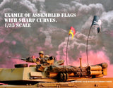 Viet Cong Alternate Flag #5, Vietnam War - 1/72, 1/48, 1/35, 1/32 Scales - Duplicata Productions