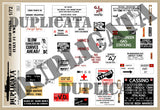Allied Road Signs, Italy -  WW2 - 1/72 Scale - Duplicata Productions