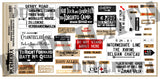 British & British Territories Trench & Field Signs #6 -  WW1 - 1/35 Scale - Duplicata Productions