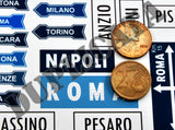 Road Signs, Italy -  WW2 - 1/35 Scale - Duplicata Productions