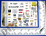 German Road Signs, Eastern Front #2 -  WW2 - 1/72 Scale - Duplicata Productions