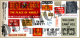 Field/Firebase Signs #1 - Vietnam War - 1/35 Scale