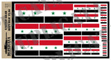 Flag of the United Arab Republic - 1/72, 1/48, 1/35, 1/32 Scales - Duplicata Productions
