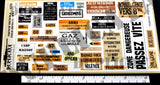 French Trench & Field Signs #1 -  WW1 - 1/35 Scale - Duplicata Productions