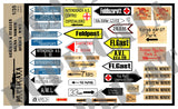 German & Italian Road Signs, North Africa -  WW2 - 1/35 Scale - Duplicata Productions