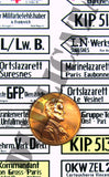 German Military Admin Signs, Occupied France -  WW2 - 1/35 Scale - Duplicata Productions