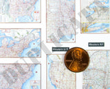 American 1950s/60s Road Maps  - 1/24 Scale - Duplicata Productions