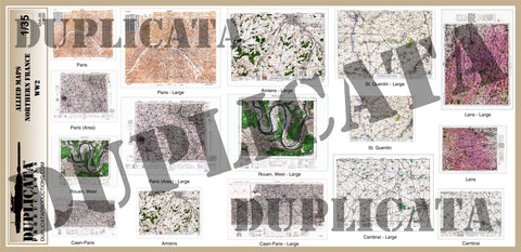 Allied Maps - WW2 - Northern France - 1/35 Scale - Duplicata Productions