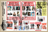 Modern Missing Person Posters  - 1/24 Scale (2 sheets) - Duplicata Productions