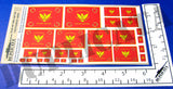South Vietnamese Army Flag - 1/72, 1/48, 1/35, 1/32 Scales - Duplicata Productions