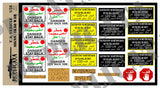 U.S. Vehicle Signs, Iraq War - 1/35 Scale - Duplicata Productions