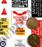 Allied Road Signs, North Africa -  WW2 - 1/48 Scale - Duplicata Productions