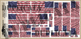 American Flag - 50 Stars (1960 to Present Day) - 1/72, 1/48, 1/35, 1/32 Scales (w/Motion Ripples) - Duplicata Productions