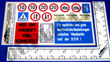 East German Berlin Wall/Border/Checkpoint Signs -1/35 Scale (3 sheets) - Duplicata Productions