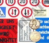 East German Berlin Wall/Border/Checkpoint Signs -1/35 Scale (3 sheets) - Duplicata Productions
