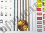 Cardboard Boxes w/Labels & Packing Tape - 1/35 Scale (3 sheets) - Duplicata Productions