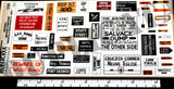 British & British Territories Trench & Field Signs #2 -  WW1 - 1/35 Scale - Duplicata Productions