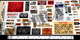 British & British Territories Trench & Field Signs #3 -  WW1 - 1/35 Scale - Duplicata Productions