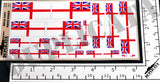 Royal Navy White Ensign Flag - 1/72, 1/48, 1/35, 1/32 Scales - Duplicata Productions