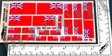 British Red Ensign Flag - WW2 - 1/72, 1/48, 1/35, 1/32 Scales - Duplicata Productions