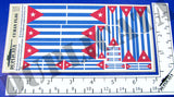 Cuban Flag - 1/72, 1/48, 1/35, 1/32 Scales - Duplicata Productions
