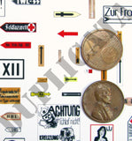 German Road Signs, Eastern Front #2 -  WW2 - 1/72 Scale - Duplicata Productions