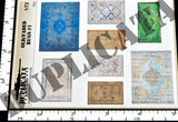 Old/Faded Rugs #1 - 1/72 Scale - Duplicata Productions