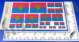 1st Infantry Division Flags (The Big Red One) - 1/72, 1/48, 1/35, 1/32 Scales - Duplicata Productions