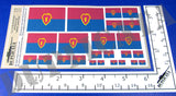 25th Infantry Division Flags (Tropic Lightning) - 1/72, 1/48, 1/35, 1/32 Scales - Duplicata Productions