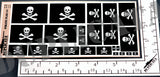 Pirate Flag #4 - 1/72, 1/48, 1/35, 1/32 Scales - Duplicata Productions