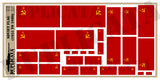 Soviet Flag (1955 to 1980) - 1/72, 1/48, 1/35, 1/32 Scales - Duplicata Productions