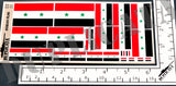 Syrian Flag - 1/72, 1/48, 1/35, 1/32 Scales - Duplicata Productions