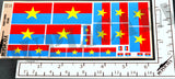 Viet Cong Flag - 1/72, 1/48, 1/35, 1/32 Scales - Duplicata Productions