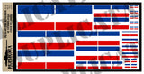 Flag of The Kingdom of Yugoslavia - 1/72, 1/48, 1/35, 1/32 Scales - Duplicata Productions