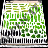 Jungle Foliage #1 - 1/72 Scale (2 sheets) - Duplicata Productions