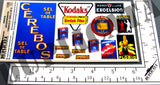 French Advertisements, Various Sizes #3 -  WW2 - 1/35 Scale (2 sheets) - Duplicata Productions