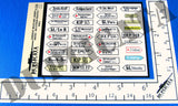 German Military Admin Signs, Occupied France -  WW2 - 1/35 Scale - Duplicata Productions