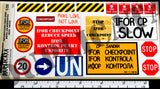IFOR Bosnia (1995/96) Signs, Yugoslav Wars - 1/35 Scale - Duplicata Productions
