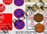Checkpoint Signs - Iraq War - 1/35 Scale - Duplicata Productions