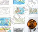 Japanese Maps & Aeronautical Charts -  WW2 - 1/35 Scale - Duplicata Productions