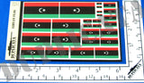 Libyan Flag - 1/72, 1/48, 1/35, 1/32 Scales - Duplicata Productions