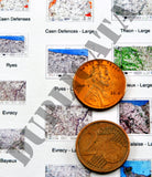 Allied Maps - Central Normandy, France #1 - WW2 - 1/72 Scale - Duplicata Productions