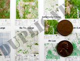 Maps - Vietnam War - South Vietnam (Central) #1 - 1/35 Scale - Duplicata Productions