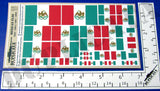 Mexican Flag (1823-1864 / 1867-1893) - 1/72, 1/48, 1/35, 1/32 Scales - Duplicata Productions