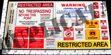 Military Base Warning Signs - 1/35 Scale - Duplicata Productions